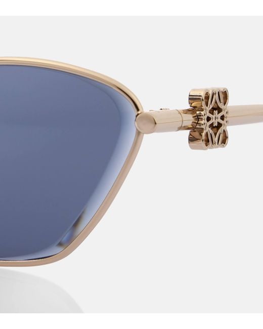 Loewe Blue Anagram Cat-Eye Sunglasses