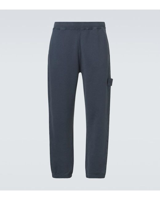 Stone Island Blue Cotton Sweatpants for men