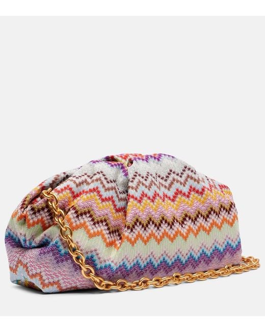 Clutch Zigzag Large di Missoni in Pink