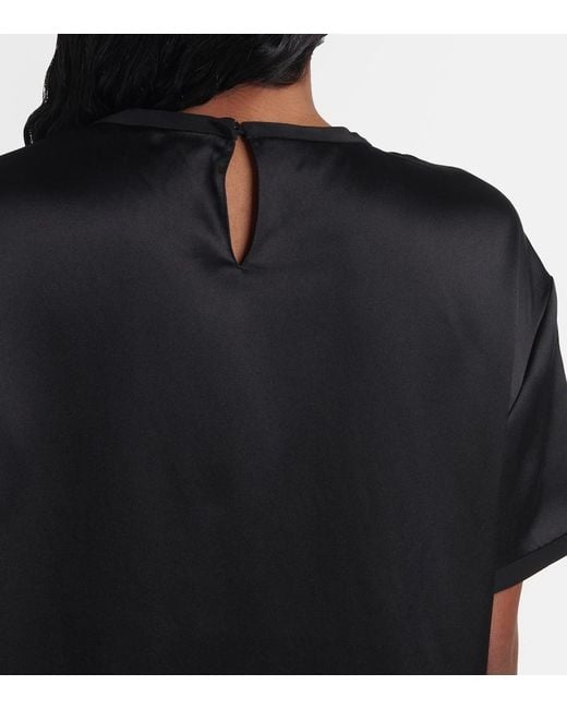 Lisa Yang Black Silk Top