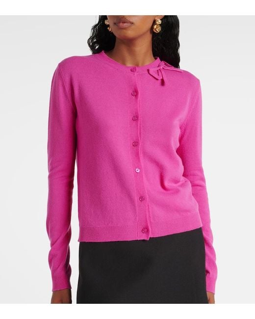 Valentino Pink Wool Cardigan