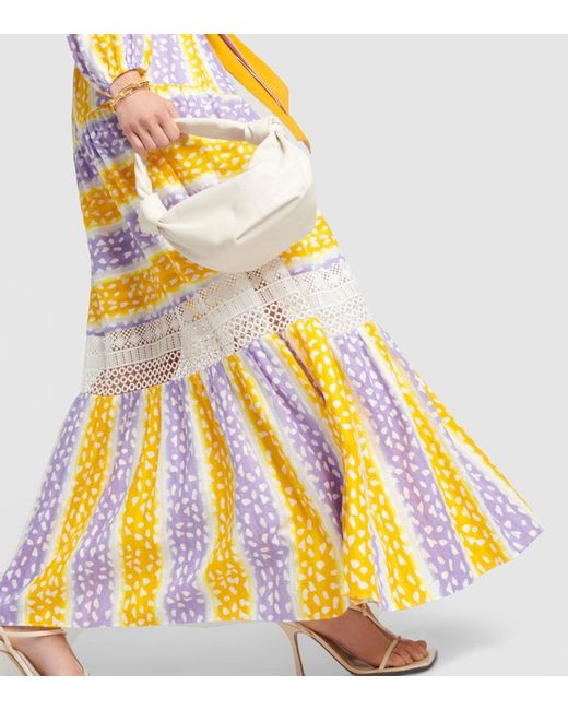 Diane von Furstenberg Metallic Maxi Dress