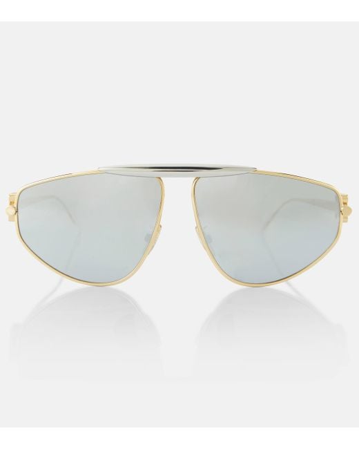 Loewe Gray Spoiler Aviator Sunglasses