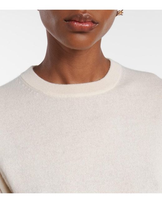 Jardin Des Orangers White Cashmere Sweater