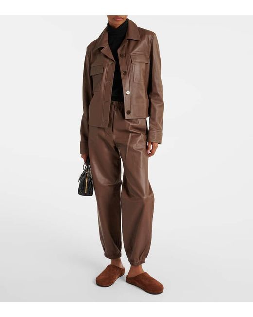 Joseph Brown Leather Jacket