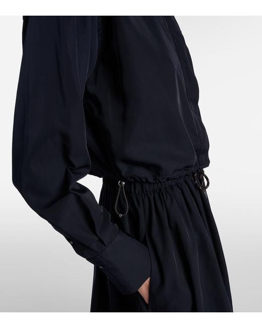 Veronica Beard Blue Wilfred Technical Taffeta Shirt