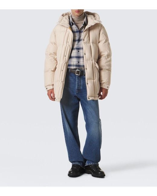 Moncler Natural Silmara Hooded Down Jacket for men