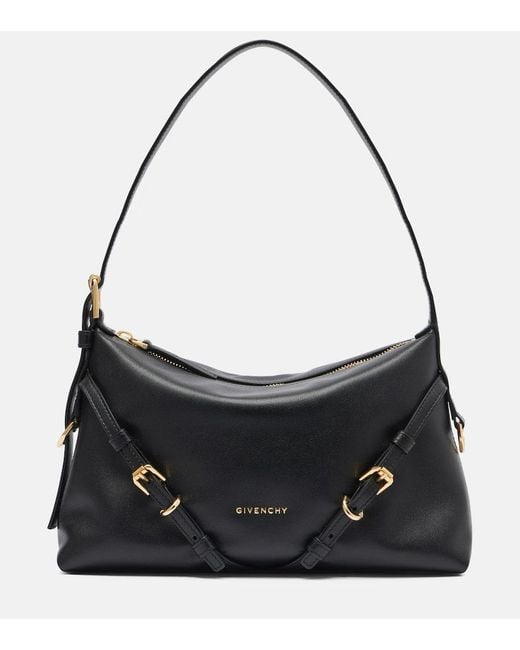 Givenchy Black Schultertasche Voyou Mini Aus Leder