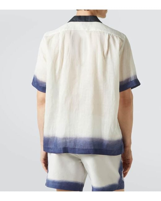 Dries Van Noten Besticktes Hemd in Blue für Herren