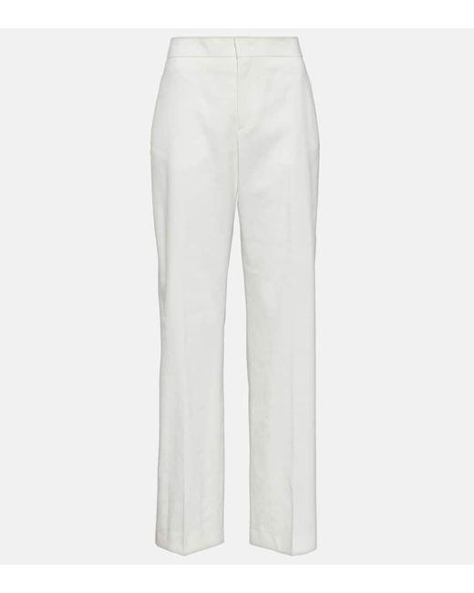 Isabel Marant White Scarly Wide-Leg Pants