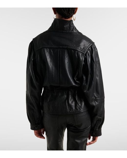 Isabel Marant Black Lederjacke