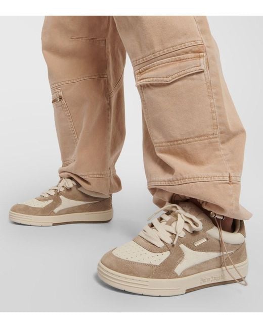 Palm Angels White University Sneakers