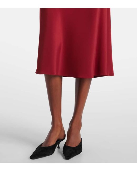 Gonna Midi Borbona di Max Mara in Red