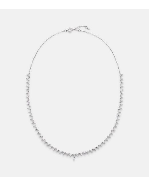 PERSÉE White 18Kt Tennis Necklace With Diamonds