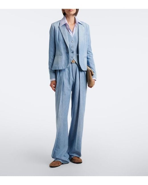 Ralph Lauren Blue Denim Blazer