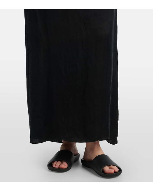 The Row Black Cati Maxi Dress