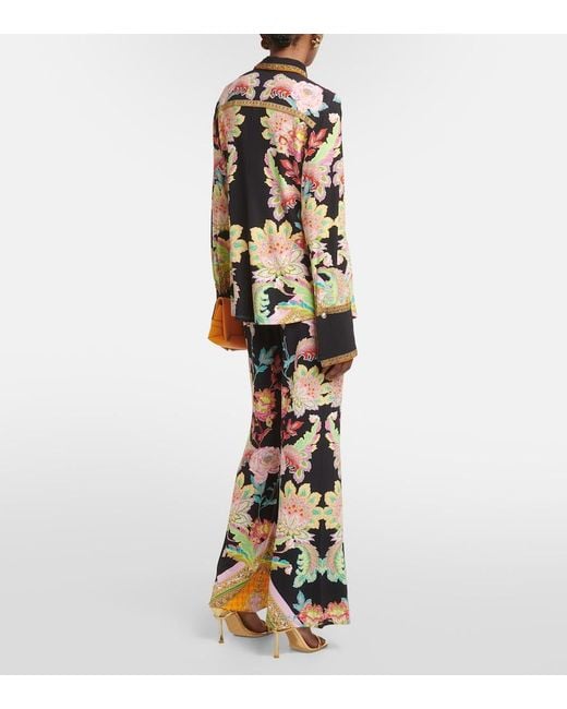 Camilla Multicolor Floral Jersey Shirt