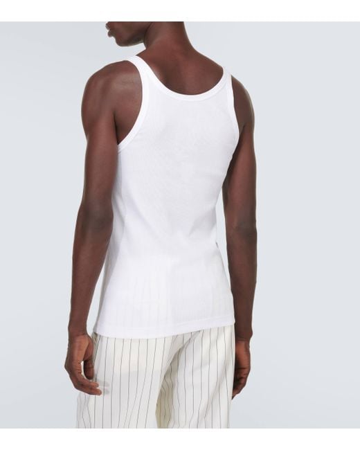 Top en jersey de coton Dolce & Gabbana pour homme en coloris White