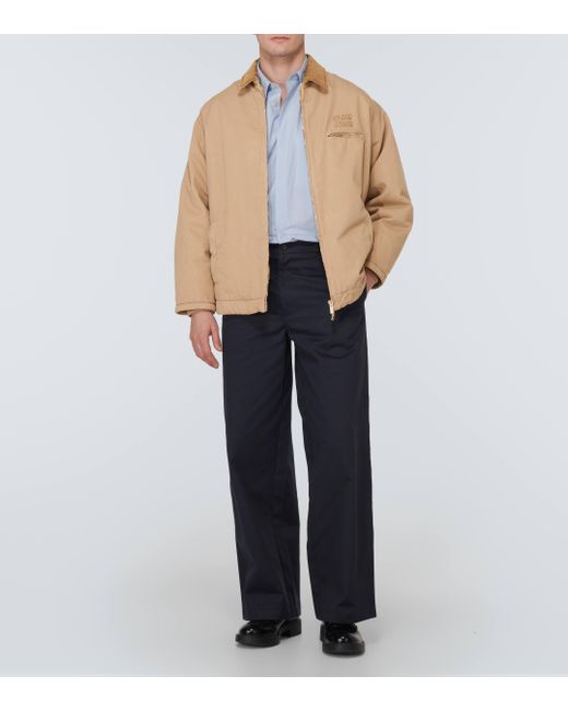 Miu Miu Natural Cotton Gabardine Blouson Jacket for men