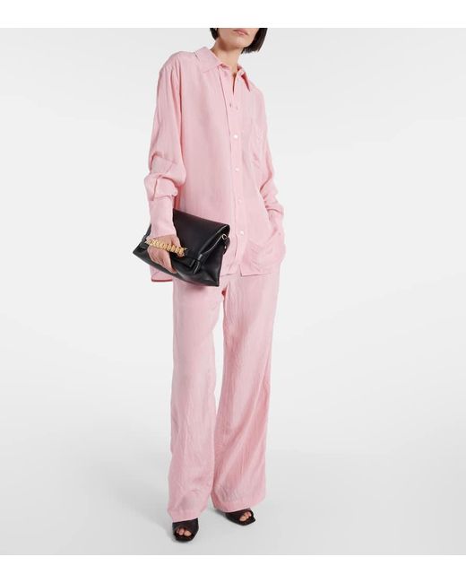 Camicia oversize di Victoria Beckham in Pink