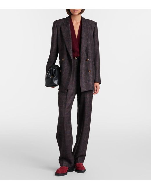 Tod's Red Suede Loafer Pumps