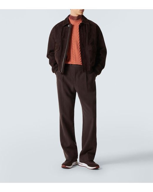 Pullover Cedar di Loro Piana in Orange da Uomo