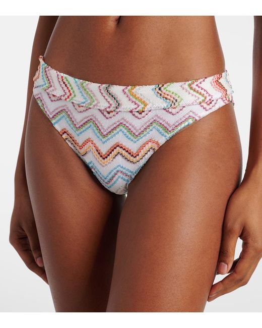 Bikini En Zigzag Missoni de color White