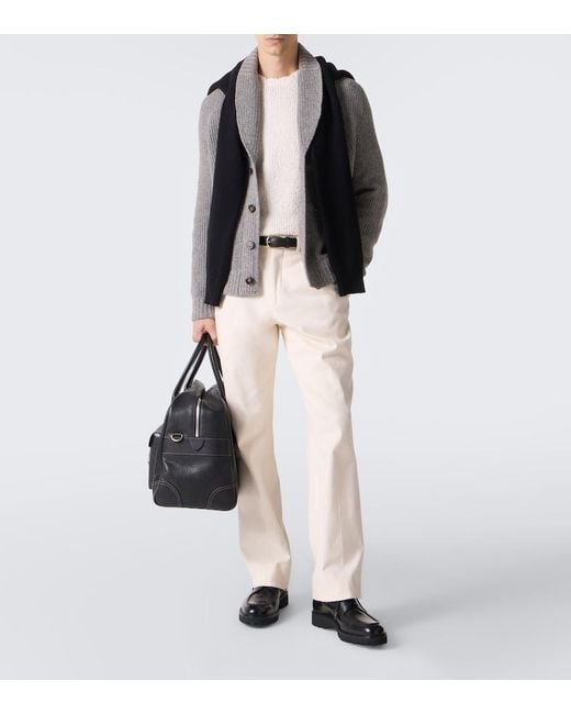 John Lobb Segelschuhe Tide Aus Leder in Black für Herren