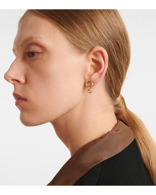 Spinelli Kilcollin White Canis 18Kt Drop Earrings