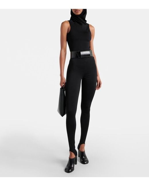 Body Con Capucha Alaïa de color Black