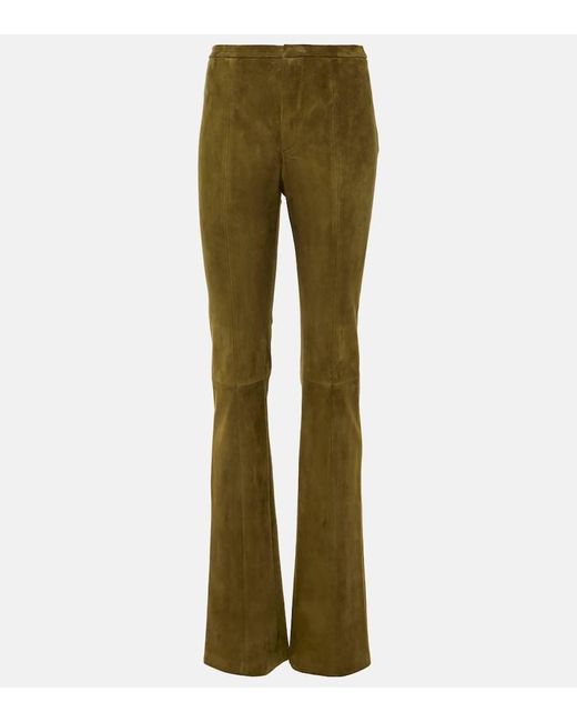Stouls Brown Kam 24 Suede Flared Pants