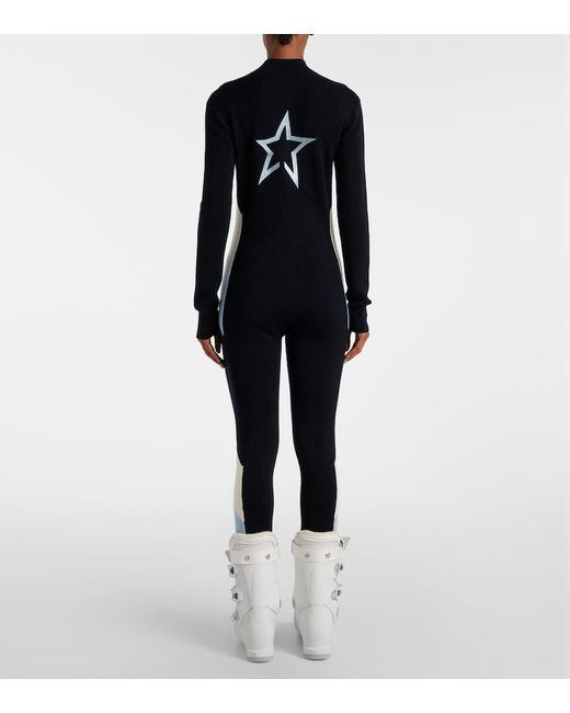 Perfect Moment Blue Cora Wool Jumpsuit