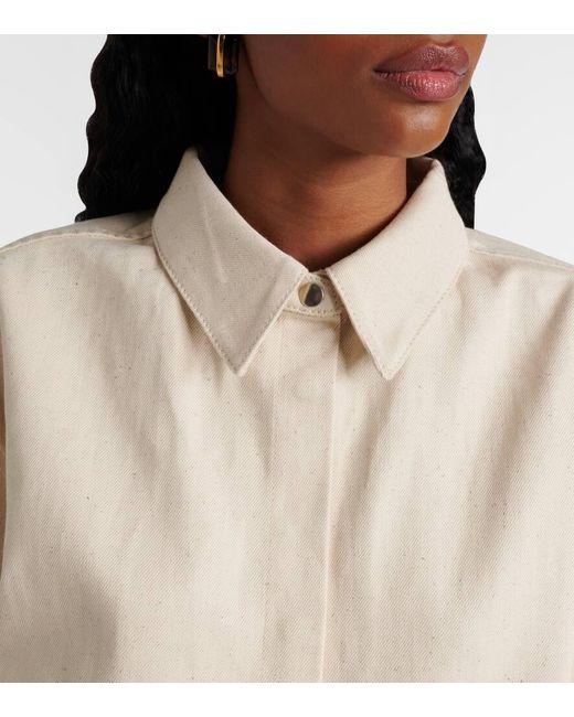 Jil Sander Natural Jeanshemd