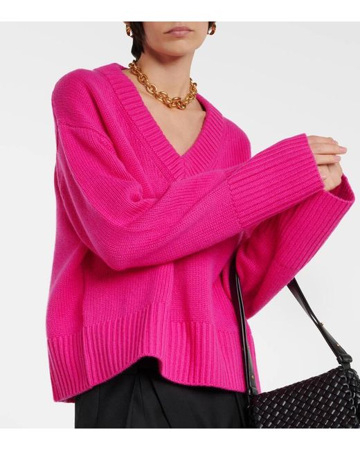 Lisa Yang Pink Pullover Aletta aus Kaschmir