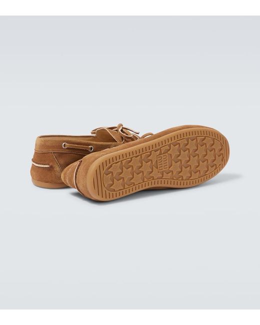 Nauticos De Ante Miu Miu de hombre de color Brown