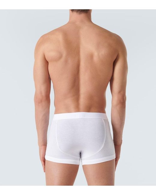 Giorgio Armani White Set Of 3 Boxer Briefs for men