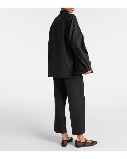 Camisa De Algodon Co. de color Black