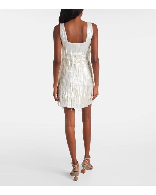 Robe Le Sable A Sequins Staud en coloris White