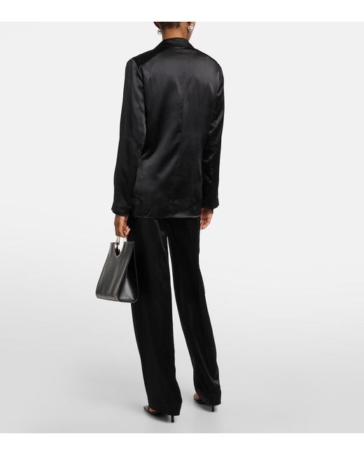 Joseph Black Joubert Silk Satin Jacket