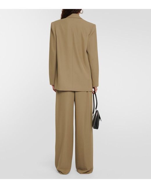 The Sei Green Single-Breasted Blazer