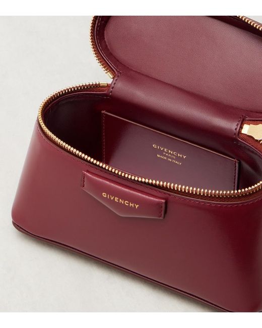 Givenchy Red Antigona Leather Vanity Bag