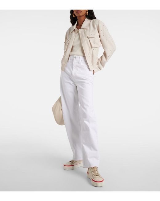 Christian Louboutin White Super Pedro Cl Platform Sneakers