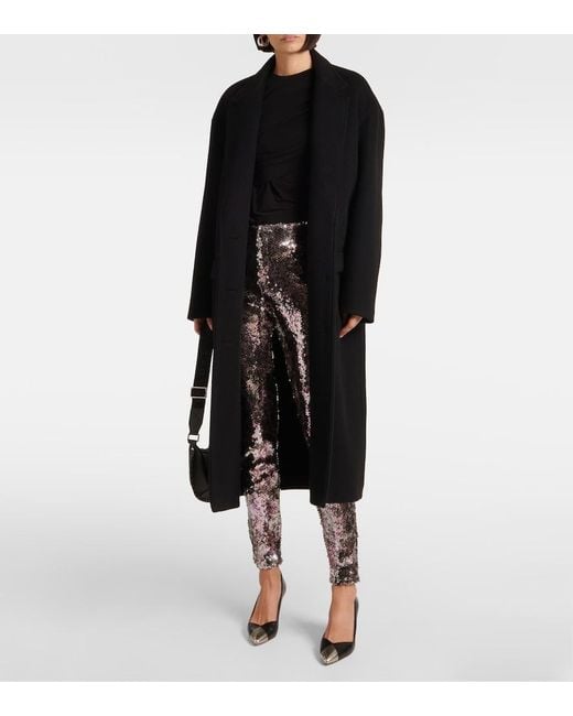Isabel Marant Gray Bella Sequined Leggings
