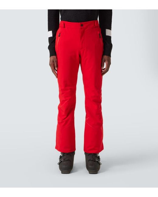 Toni Sailer Red Nicky Ski Pants for men