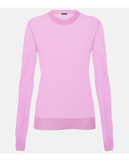 Joseph Pink Cashair Cashmere Sweater