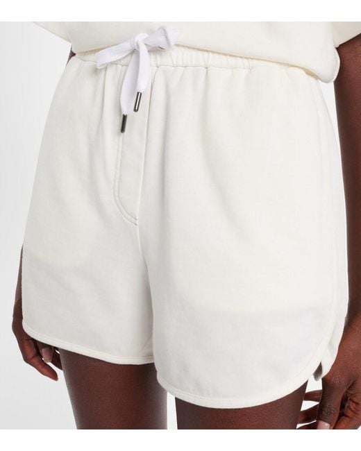 Brunello Cucinelli White Cotton Shorts