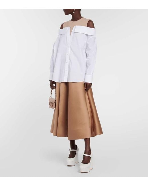 Gianvito Rossi White Mary Jane Leather Pumps