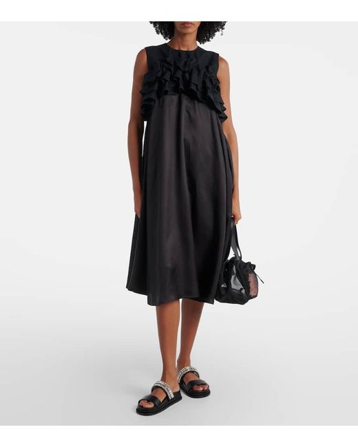 Jimmy Choo Black Sandalen Jadi Aus Leder Mit Kristallen