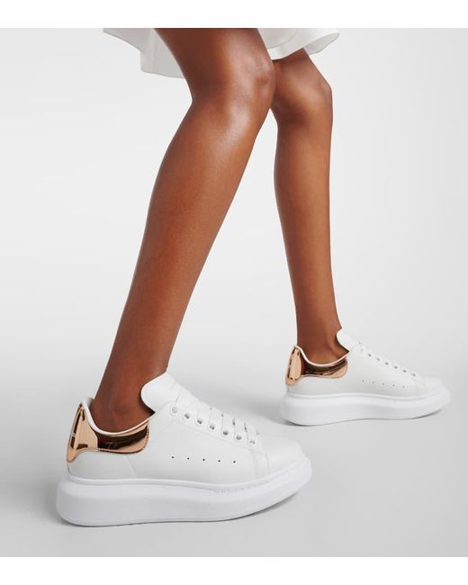 Zapatillas de piel Alexander McQueen de color White