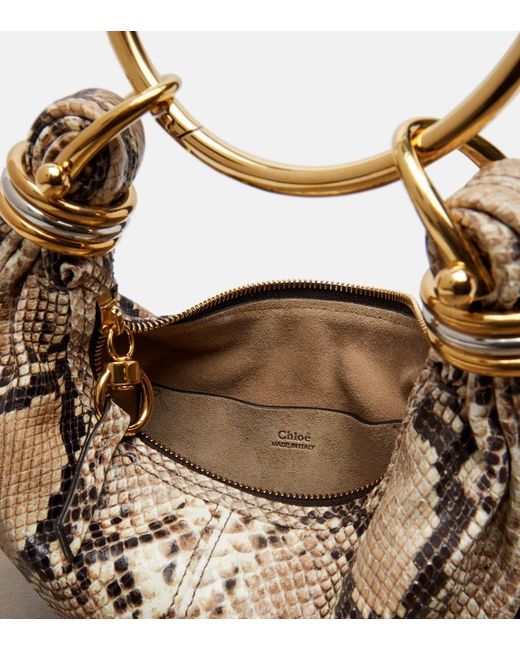 Chloé Metallic Bracelet Small Leather Top-Handle Bag